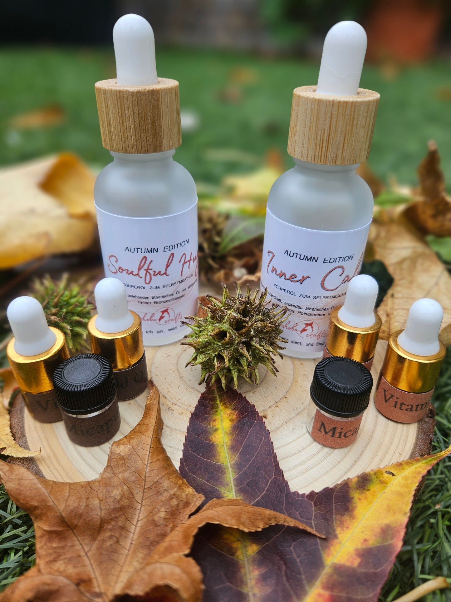 Bodyglowöl - Herbstedition mit Inner calm und Soulful hug (Öle zum selbst mischen