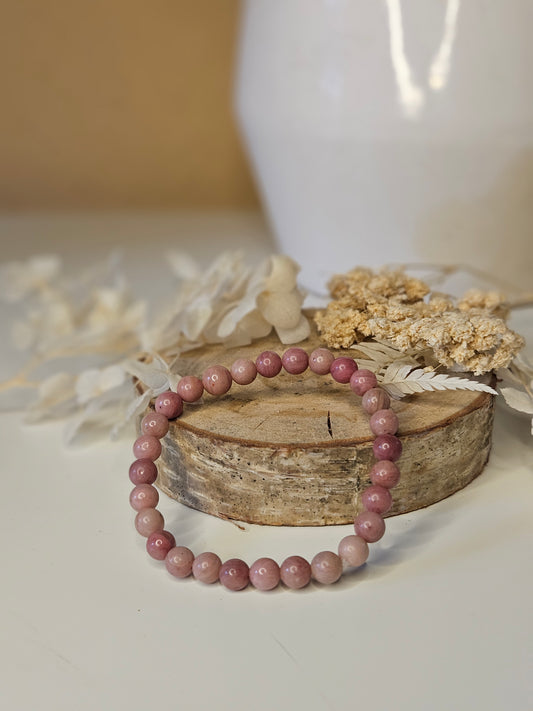 Heilsteinarmband Rhodonit