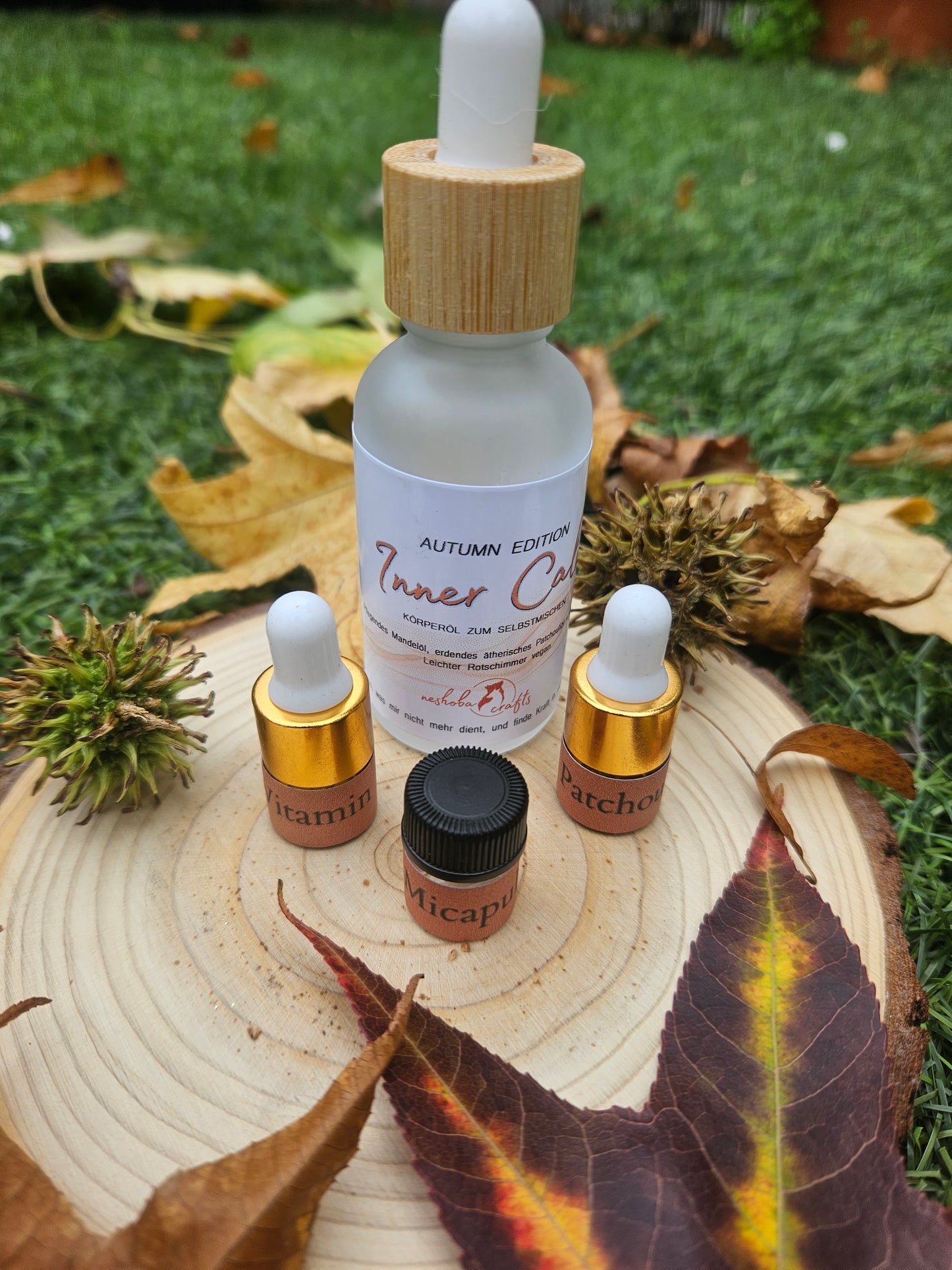 Bodyglowöl - Herbstedition mit Inner calm und Soulful hug (Öle zum selbst mischen